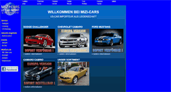 Desktop Screenshot of mizicars.de