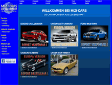 Tablet Screenshot of mizicars.de